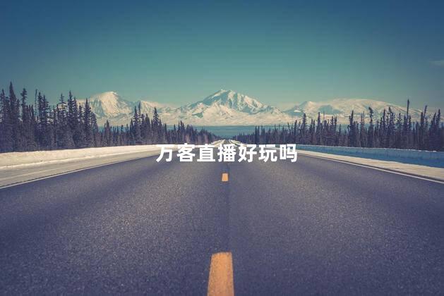 万客直播好玩吗