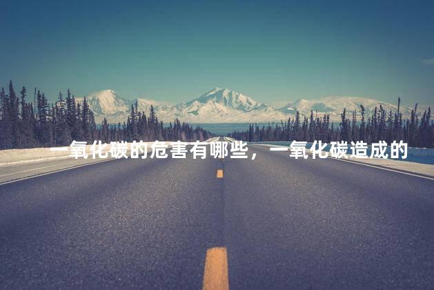 一氧化碳的危害有哪些，一氧化碳造成的危害