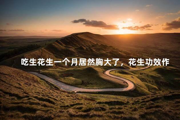 吃生花生一个月居然胸大了，花生功效作用与主治