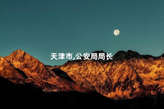 王瑛玮任天津市公安局局长