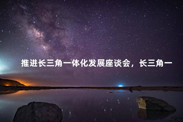 推进长三角一体化发展座谈会，长三角一体化发展座谈会谁参加
