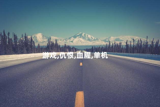 仇恨游戏好玩吗 单机血腥游戏排行