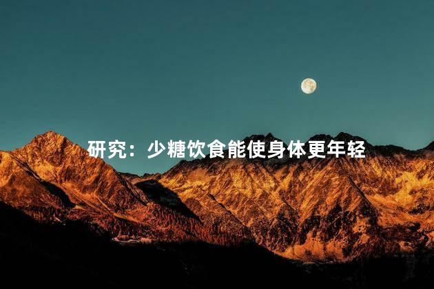 研究：少糖饮食能使身体更年轻