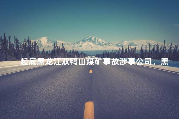 起底黑龙江双鸭山煤矿事故涉事公司，黑龙江一煤矿事故致11人遇难